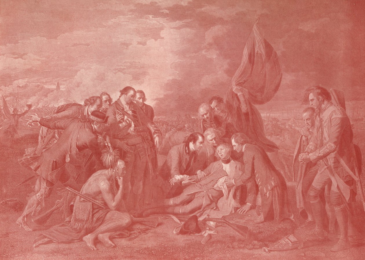 The Death of General Wolfe by William Woollett