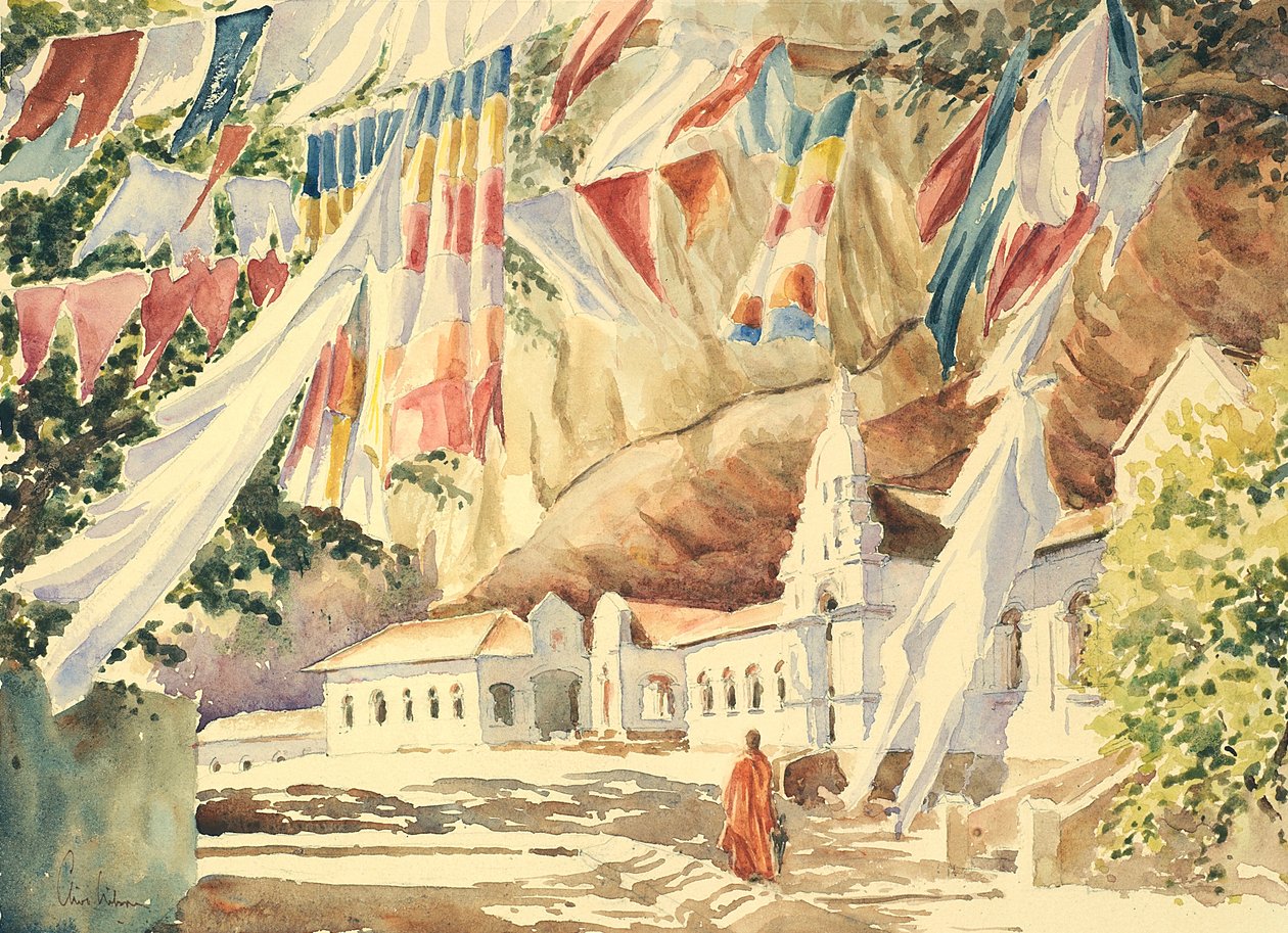 Prayer Flags, Dambulla by Wilson Clive