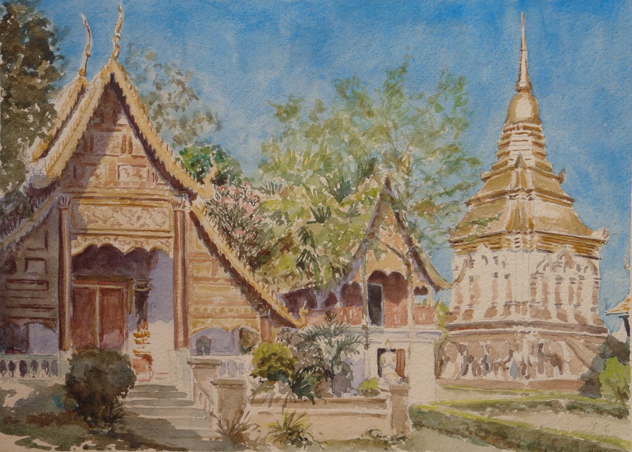 Wat Chiang Man, Chiang Mai by Wilson Clive