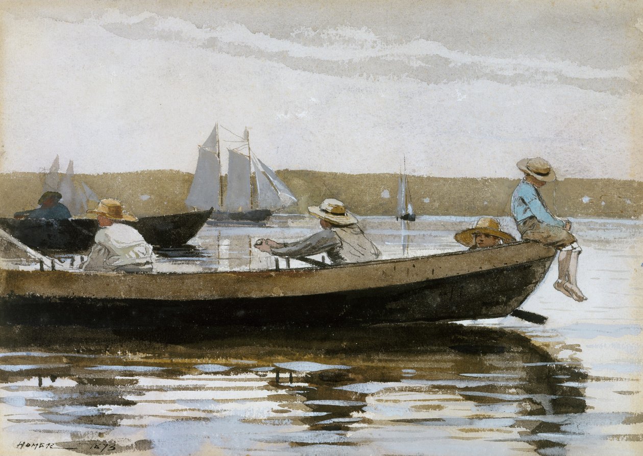 Boys in a Dory by Winslow Homer