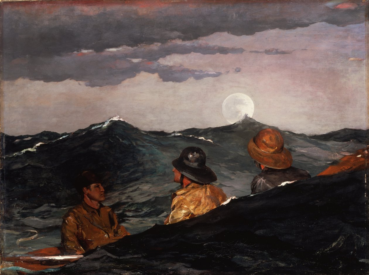 Kissing the Moon by Winslow Homer