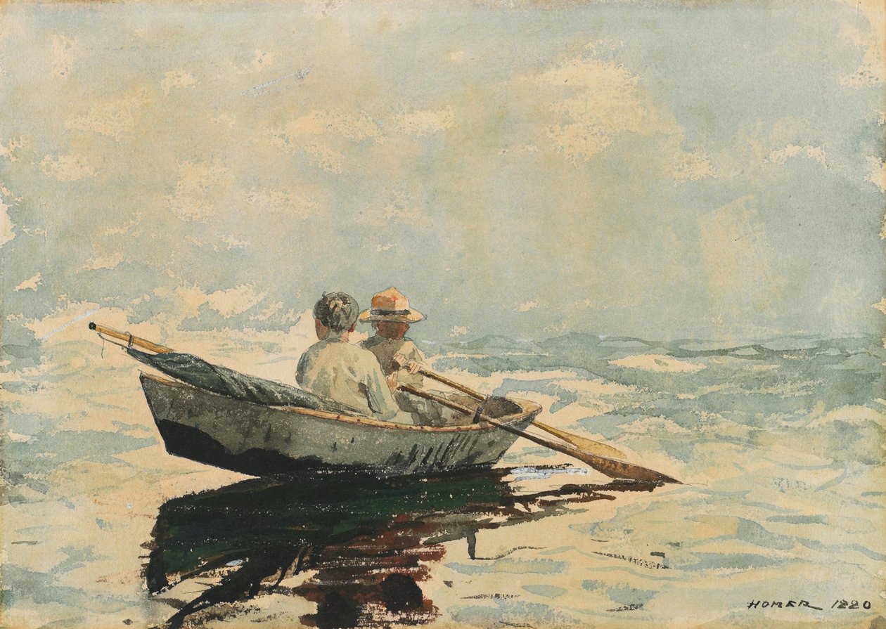 Rowboat by Winslow Homer