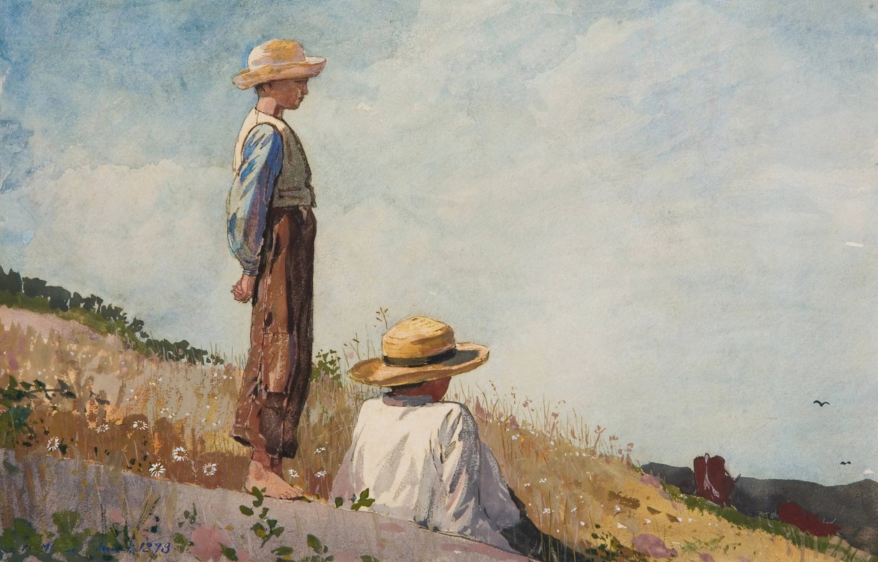 The Blue Boy by Winslow Homer