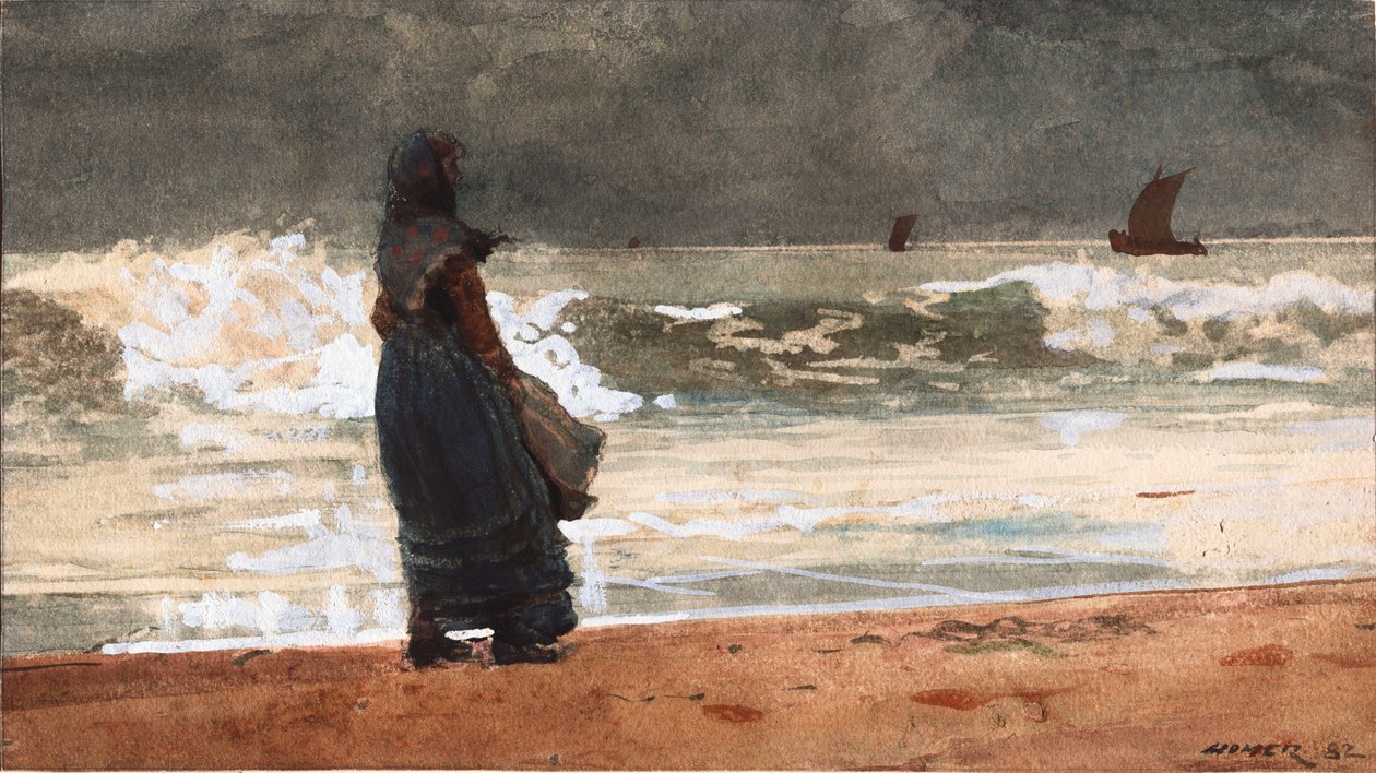 The Watcher, Tynemouth by Winslow Homer
