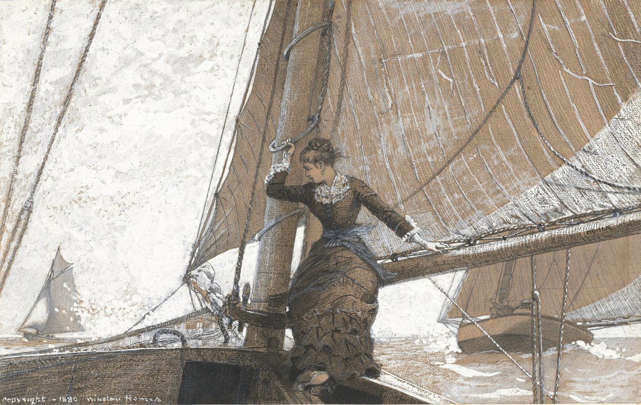 Yachting Girl by Winslow Homer