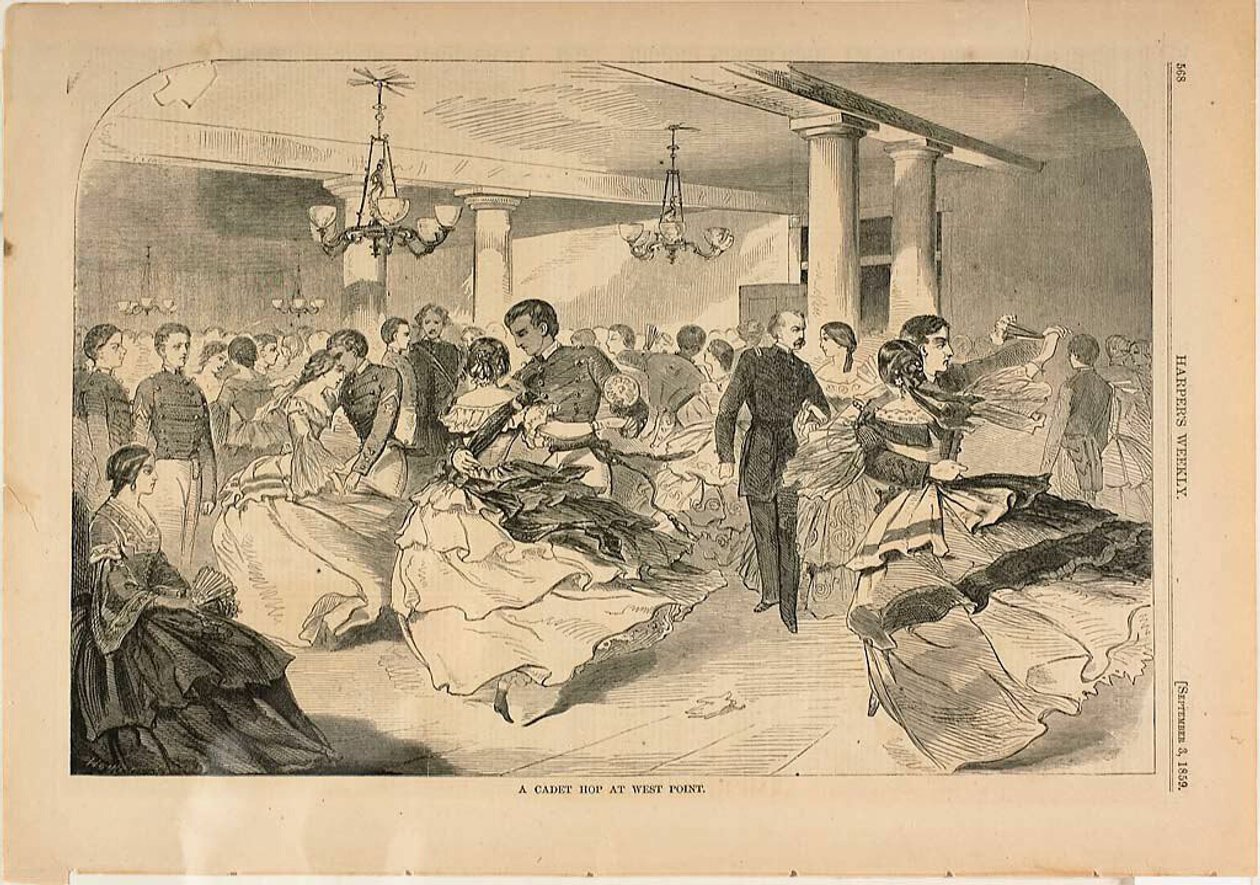 A Cadet Hop at West Point by Winslow Homer