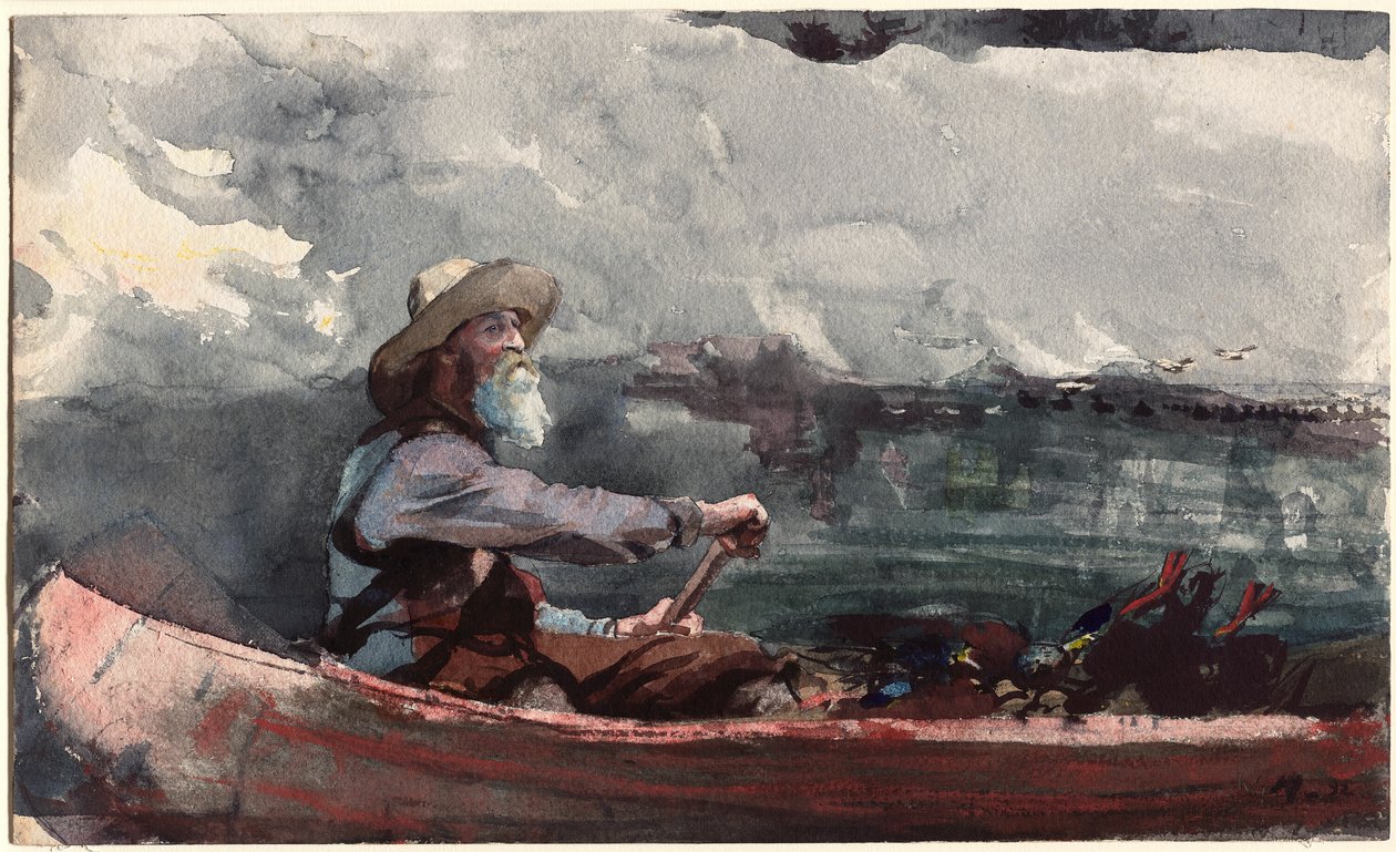 Adirondacks Guide by Winslow Homer