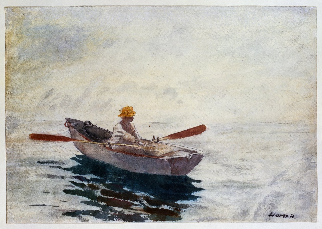 Boy in a Boat by Winslow Homer