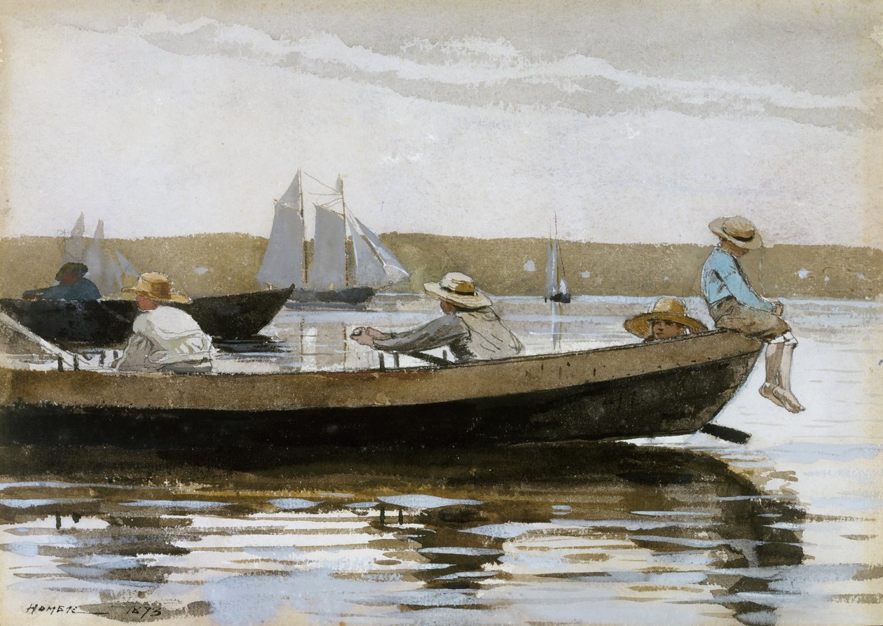 Boys in a Dory by Winslow Homer