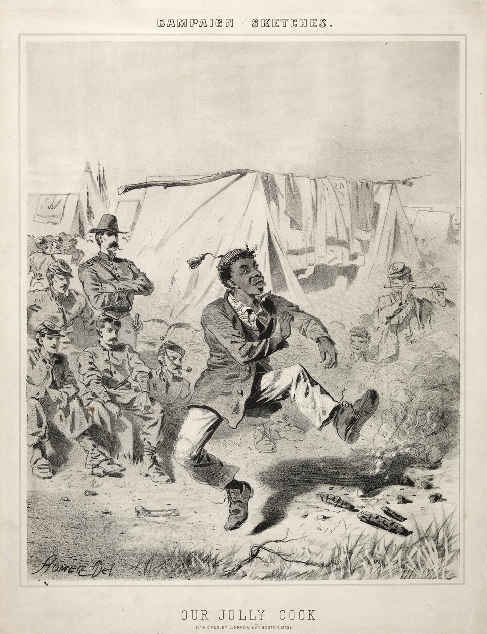 Campaign Sketches: Our Jolly Cook by Winslow Homer