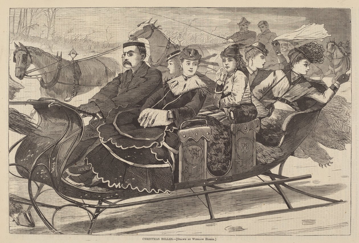 Christmas Belles by Winslow Homer