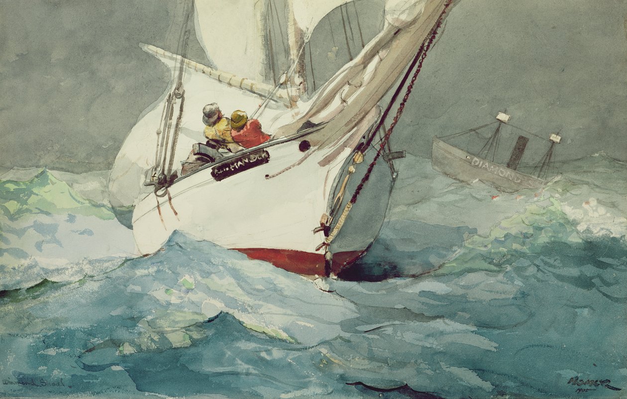 Diamond Shoal by Winslow Homer