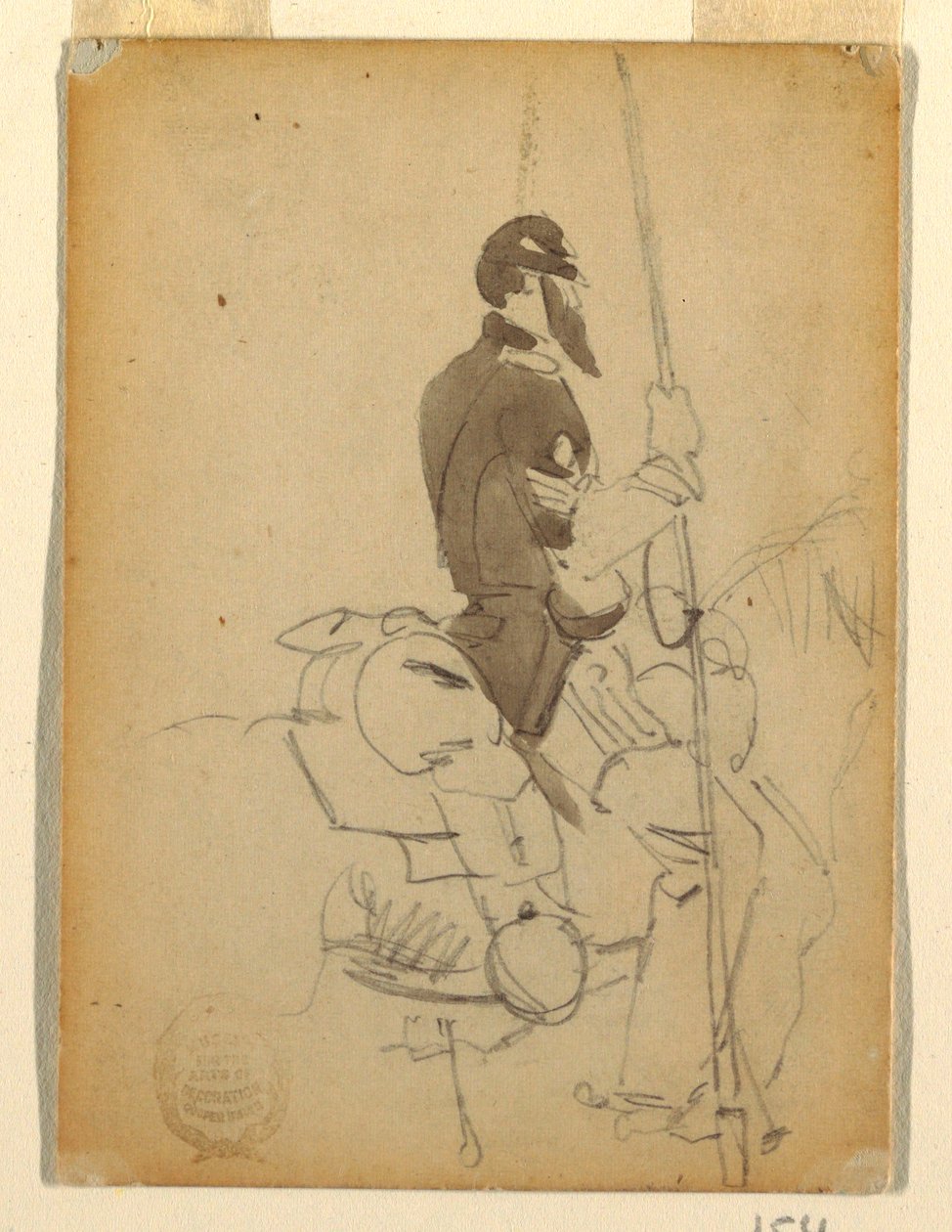 Mounted Cavalryman, 1862 by Winslow Homer