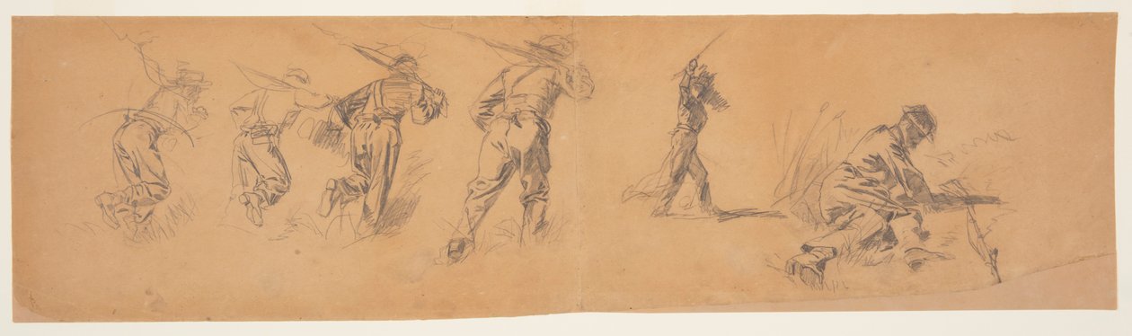 Studies of Soldiers, 1863–65 by Winslow Homer
