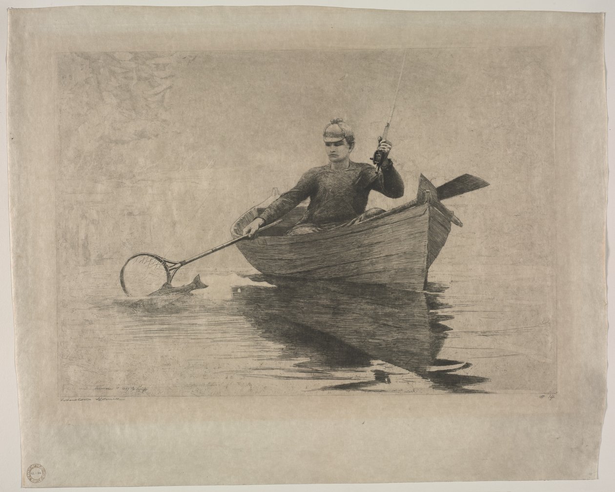 Fly Fishing by Winslow Homer