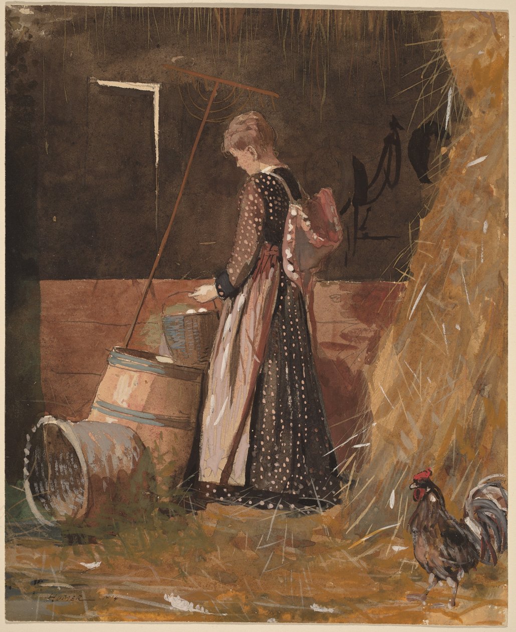 Fresh Eggs by Winslow Homer