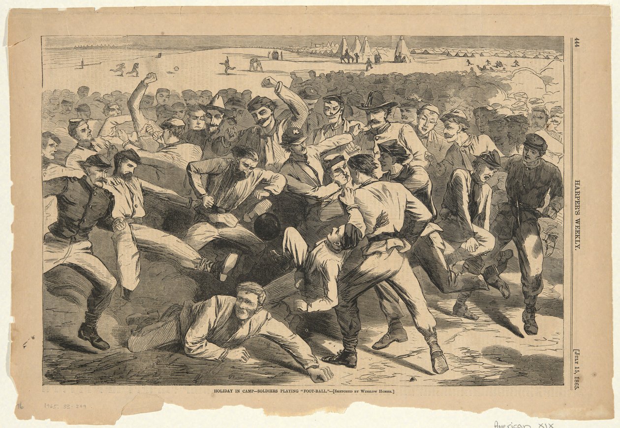 Holiday in Camp by Winslow Homer