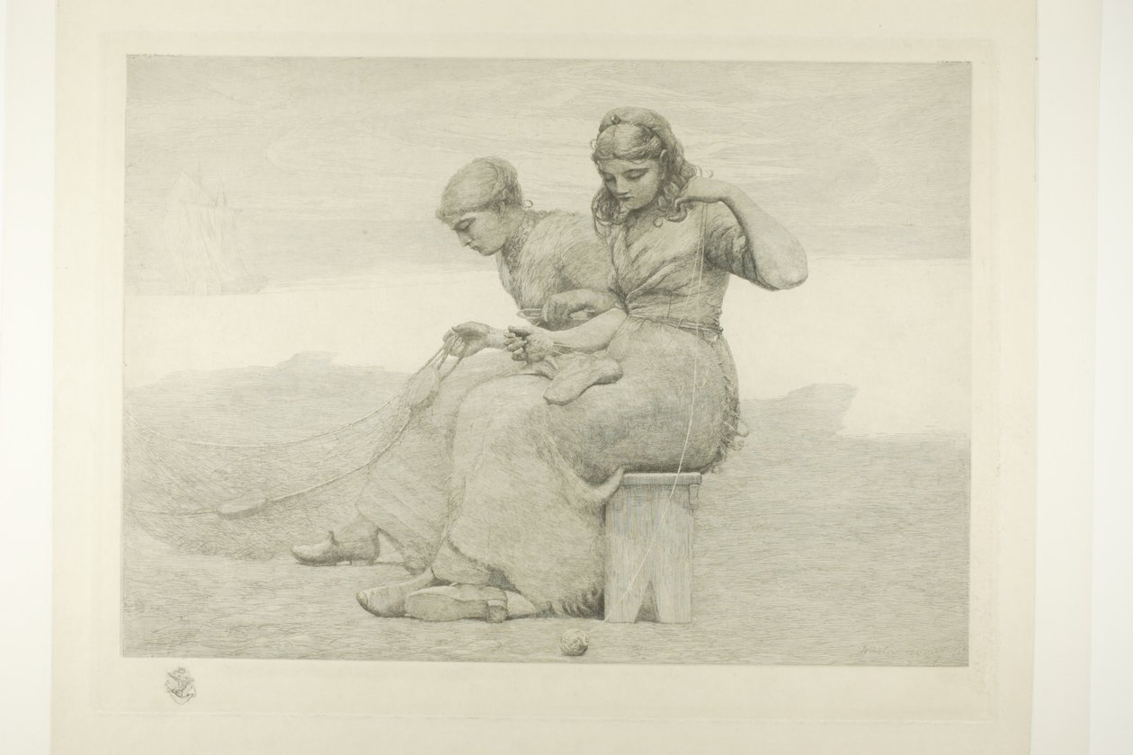 Net Menders by Winslow Homer