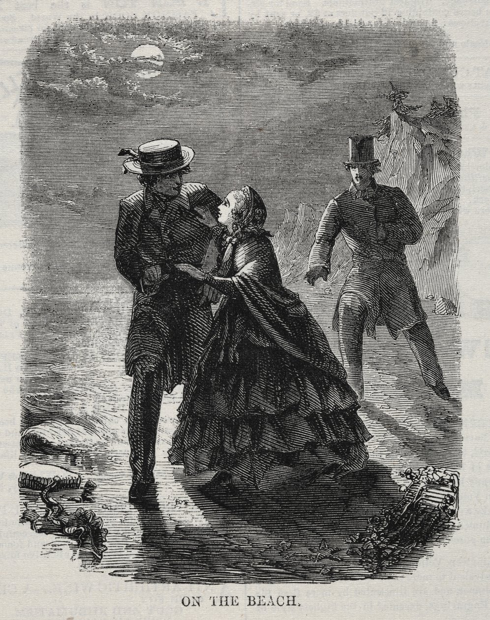 On the Beach by Winslow Homer