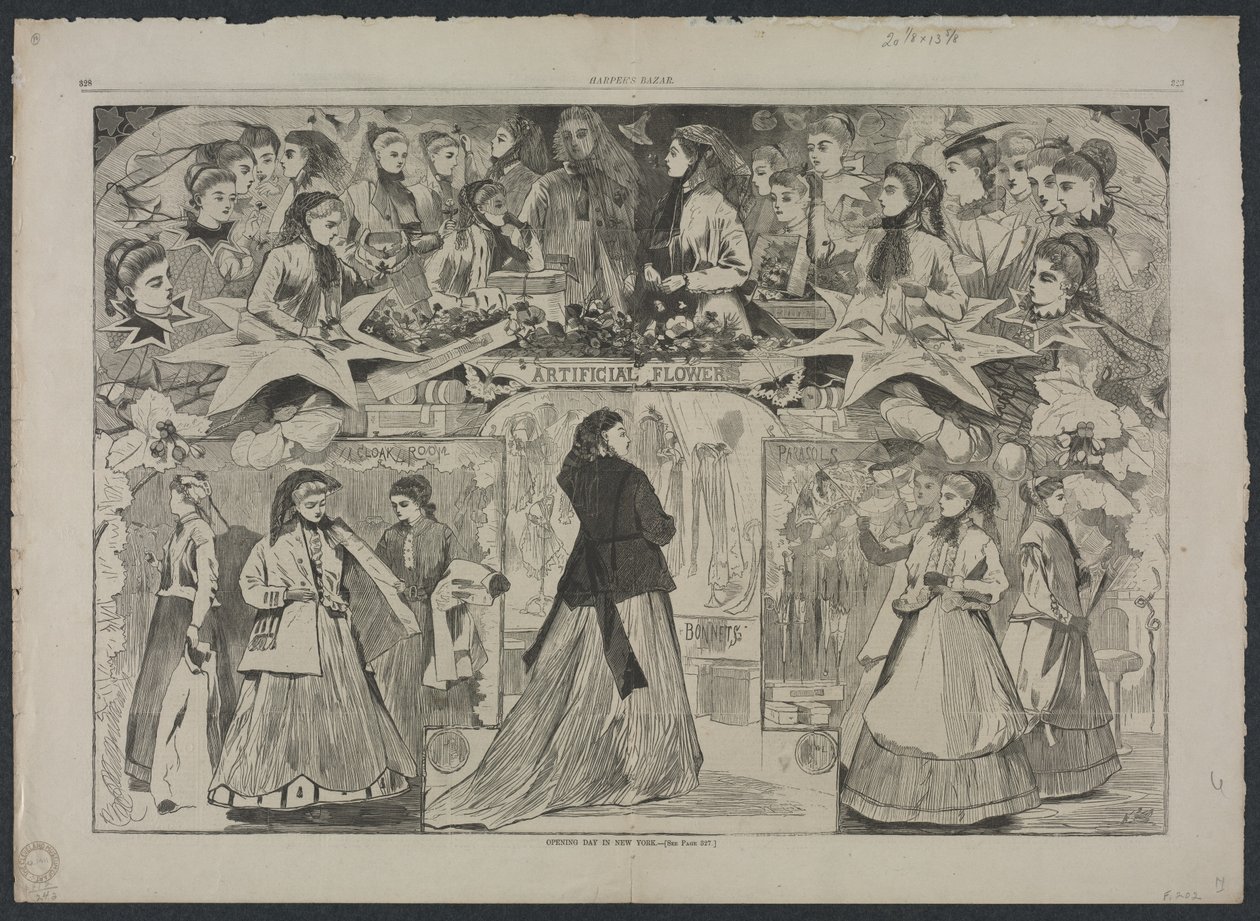 Opening Day in New York by Winslow Homer