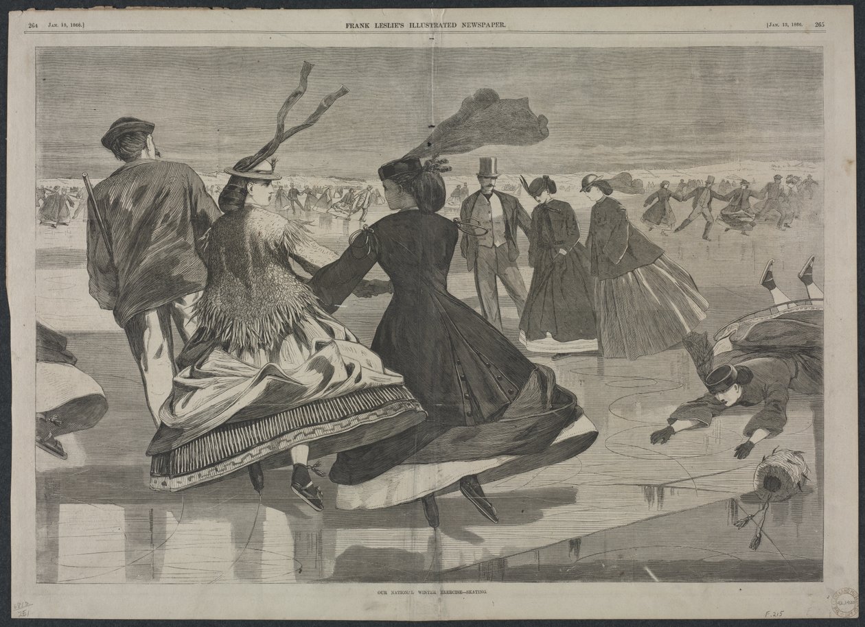 Our National Winter Exercise - Skating by Winslow Homer