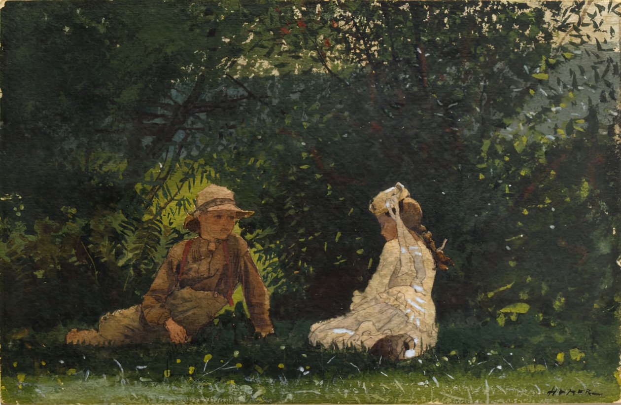 Scene at Houghton Farm by Winslow Homer