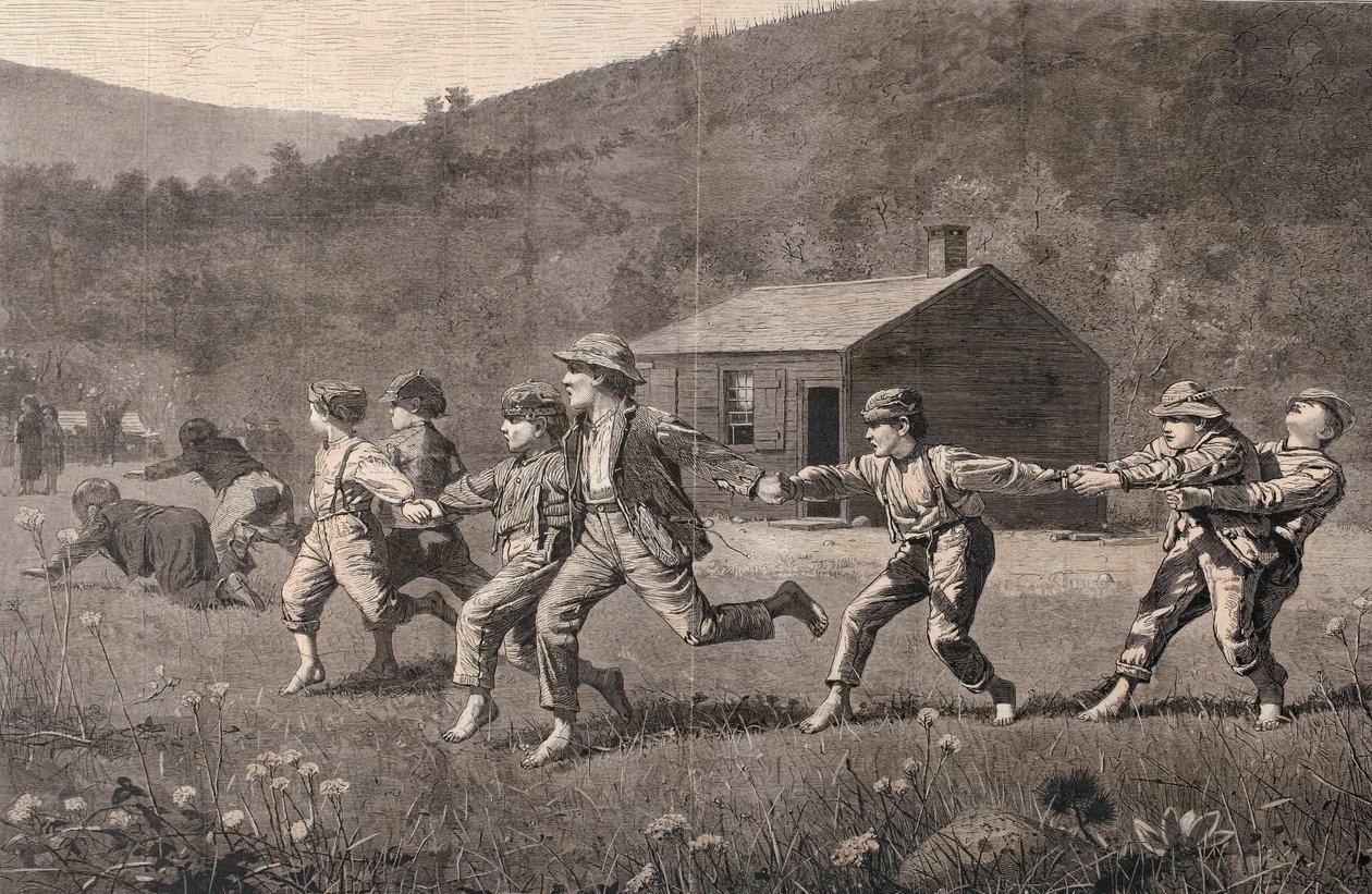 Snap-the-Whip by Winslow Homer