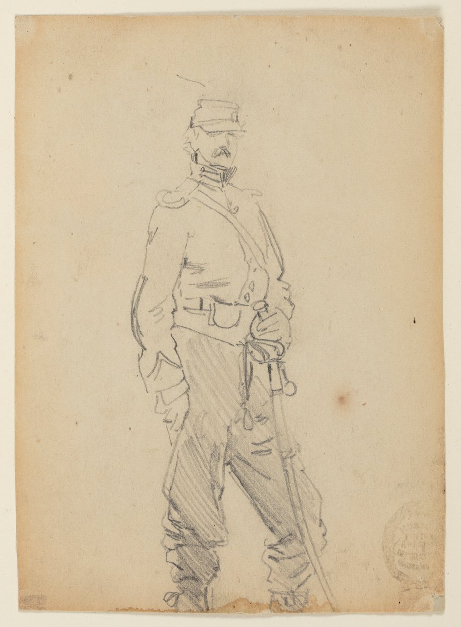 Standing Officer by Winslow Homer