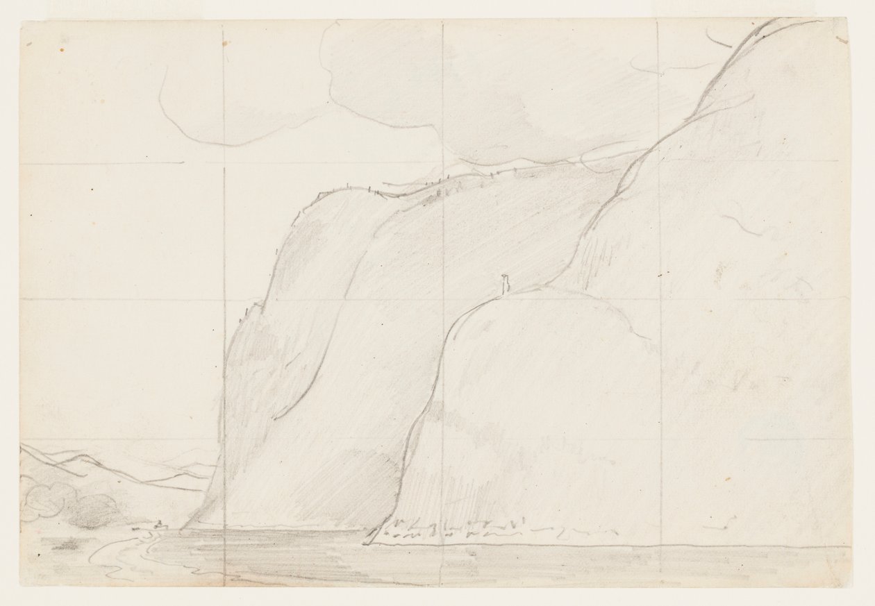 Study for "Cape Trinity, Saguenay River" by Winslow Homer