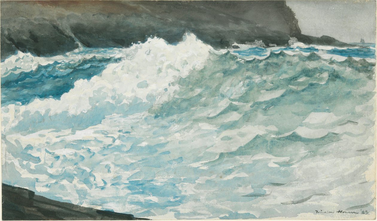 Surf, Prout by Winslow Homer