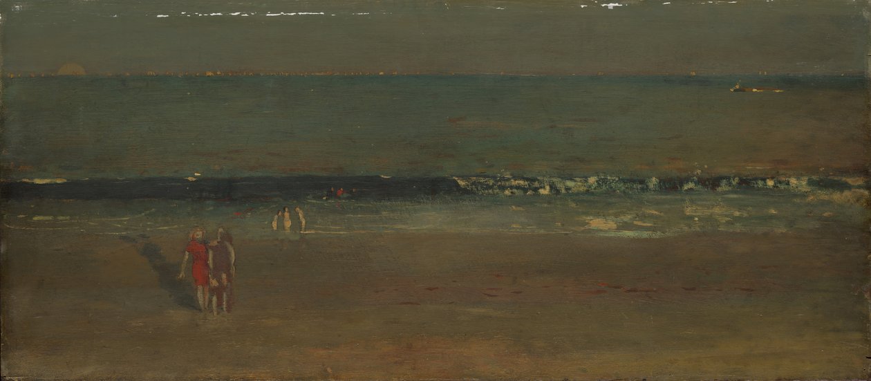 The Beach, Late Afternoon, 1870-72 by Winslow Homer