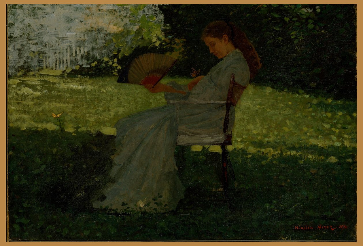 The Butterfly by Winslow Homer