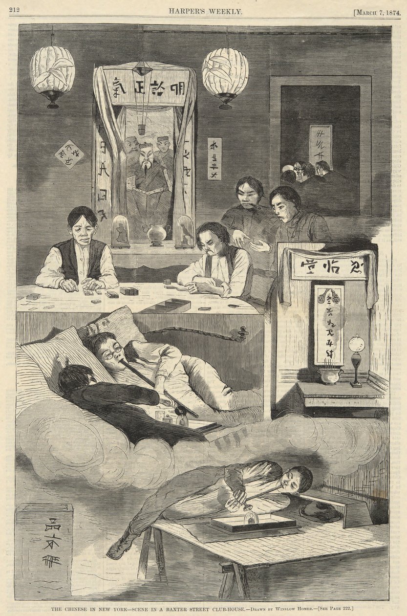 The Chinese in New York by Winslow Homer