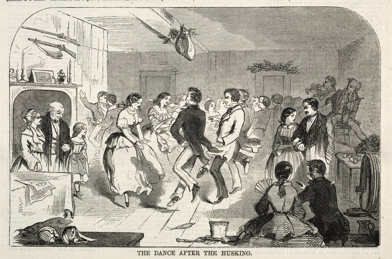 The Dance after the Husking by Winslow Homer