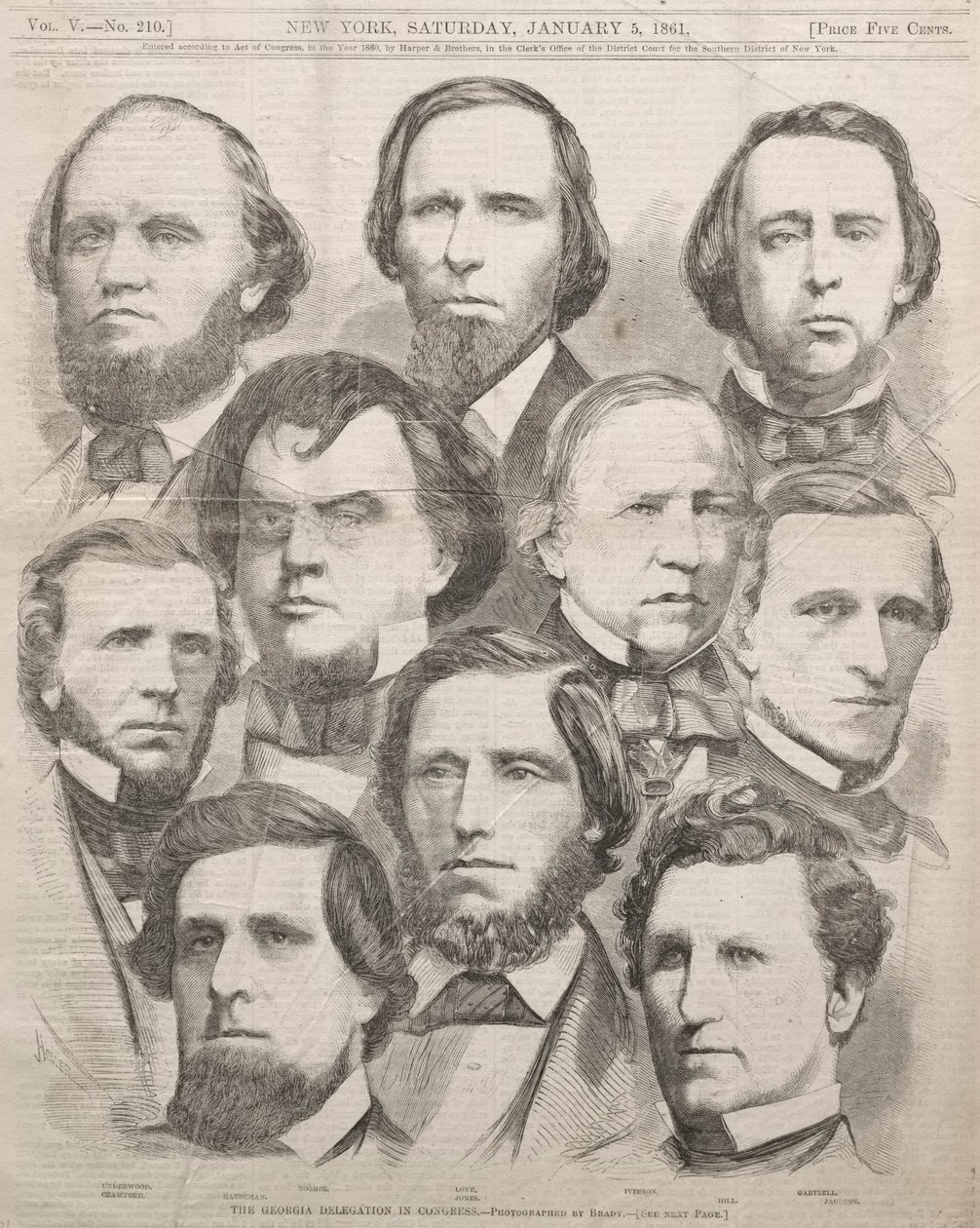The Georgia Delegation in Congress by Winslow Homer