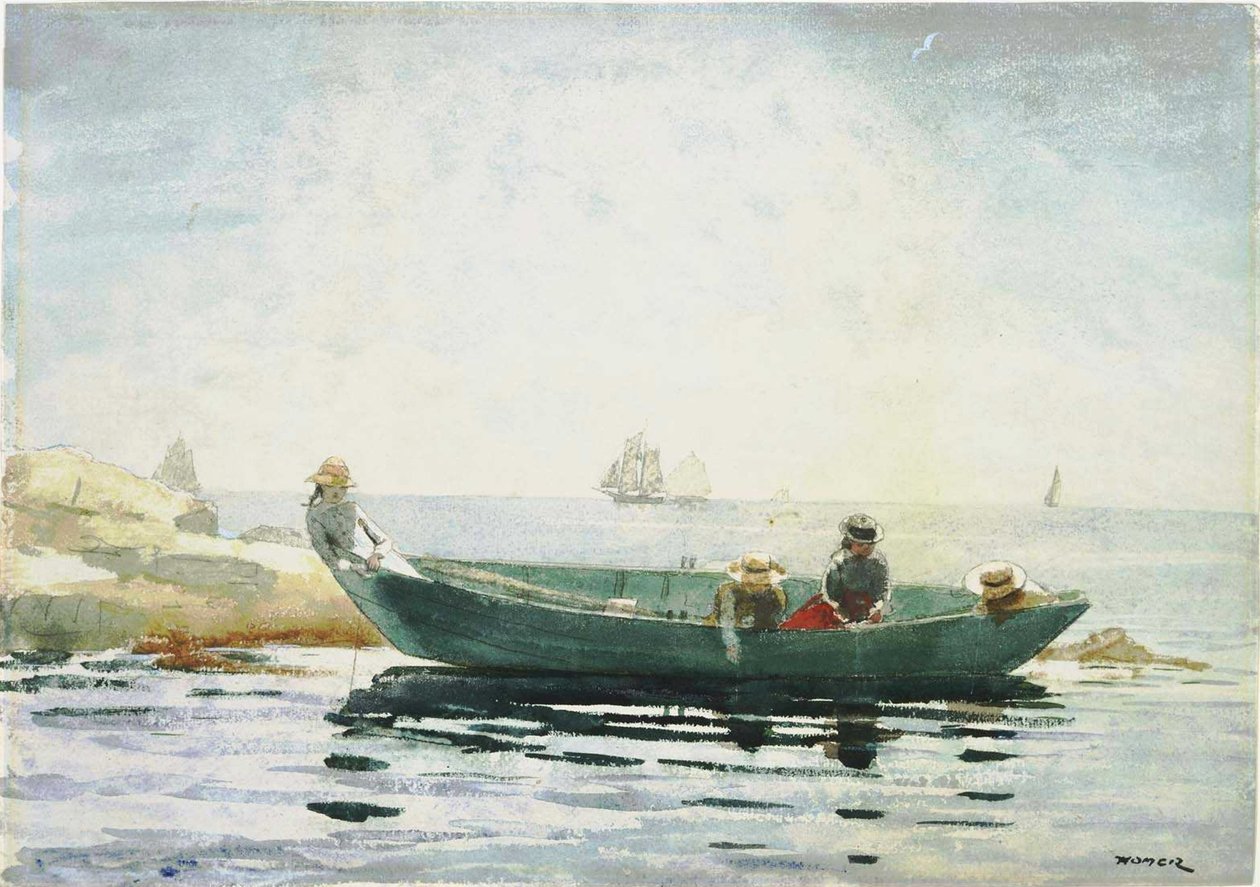 The Green Dory by Winslow Homer