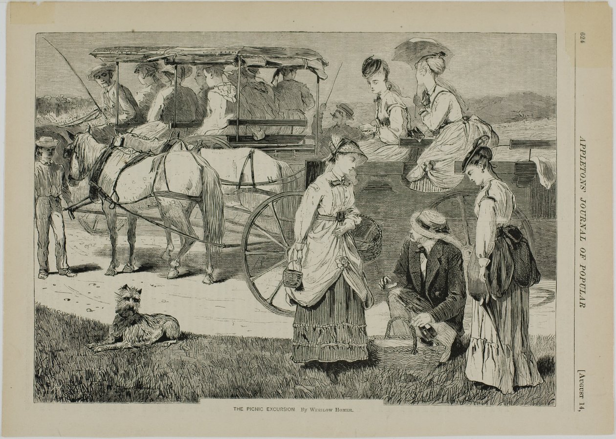 The Picnic Excursion by Winslow Homer