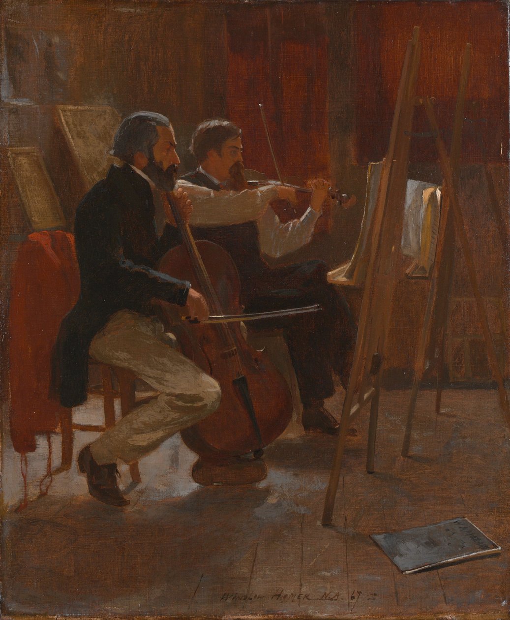 The Studio by Winslow Homer