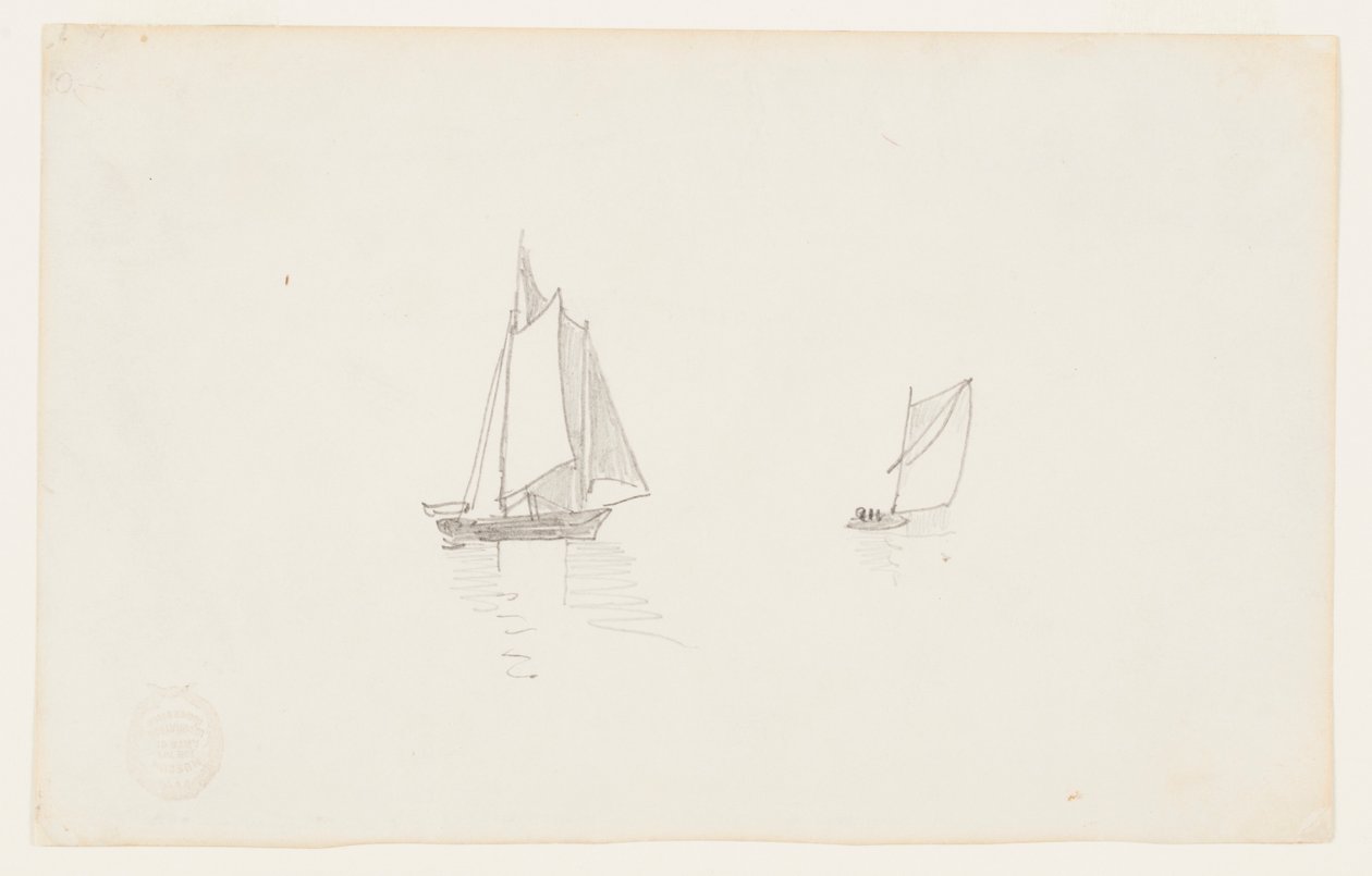 Two-masted Schooner by Winslow Homer