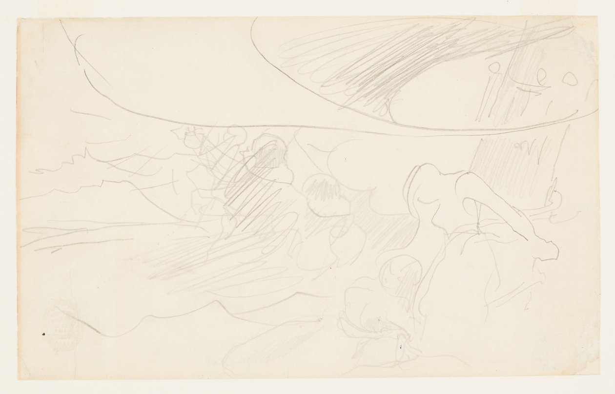 Two Women Lashed to a Boat