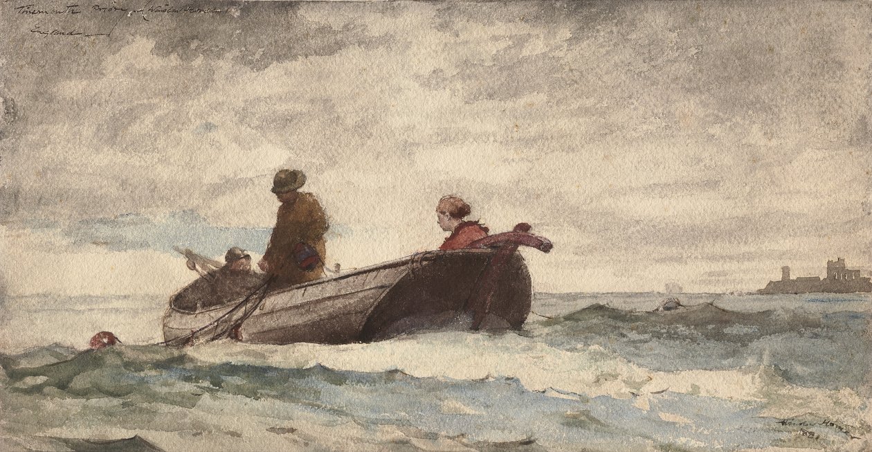 Tynemouth Priory, England by Winslow Homer