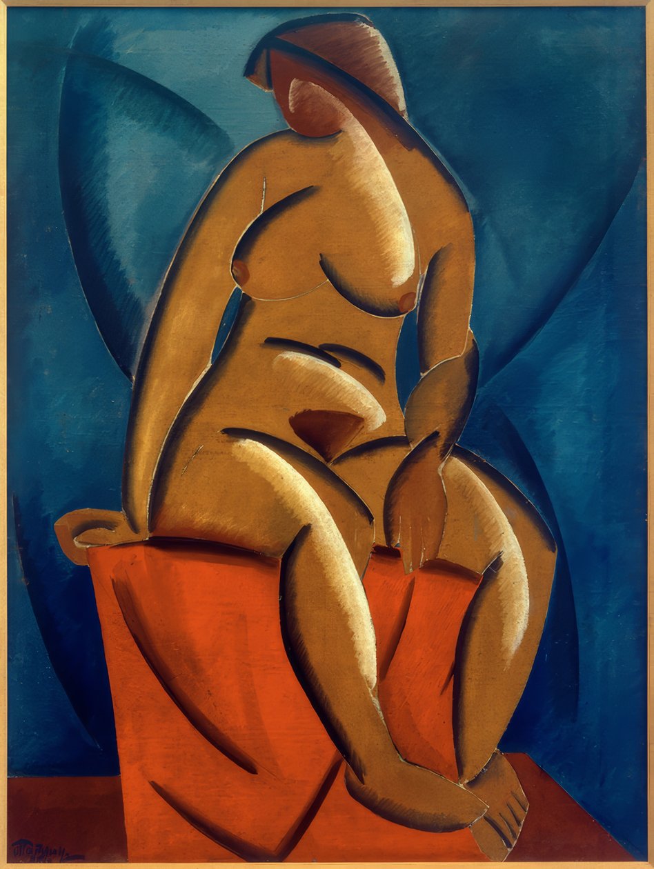 Female Nude by Wladimir F. Tatlin