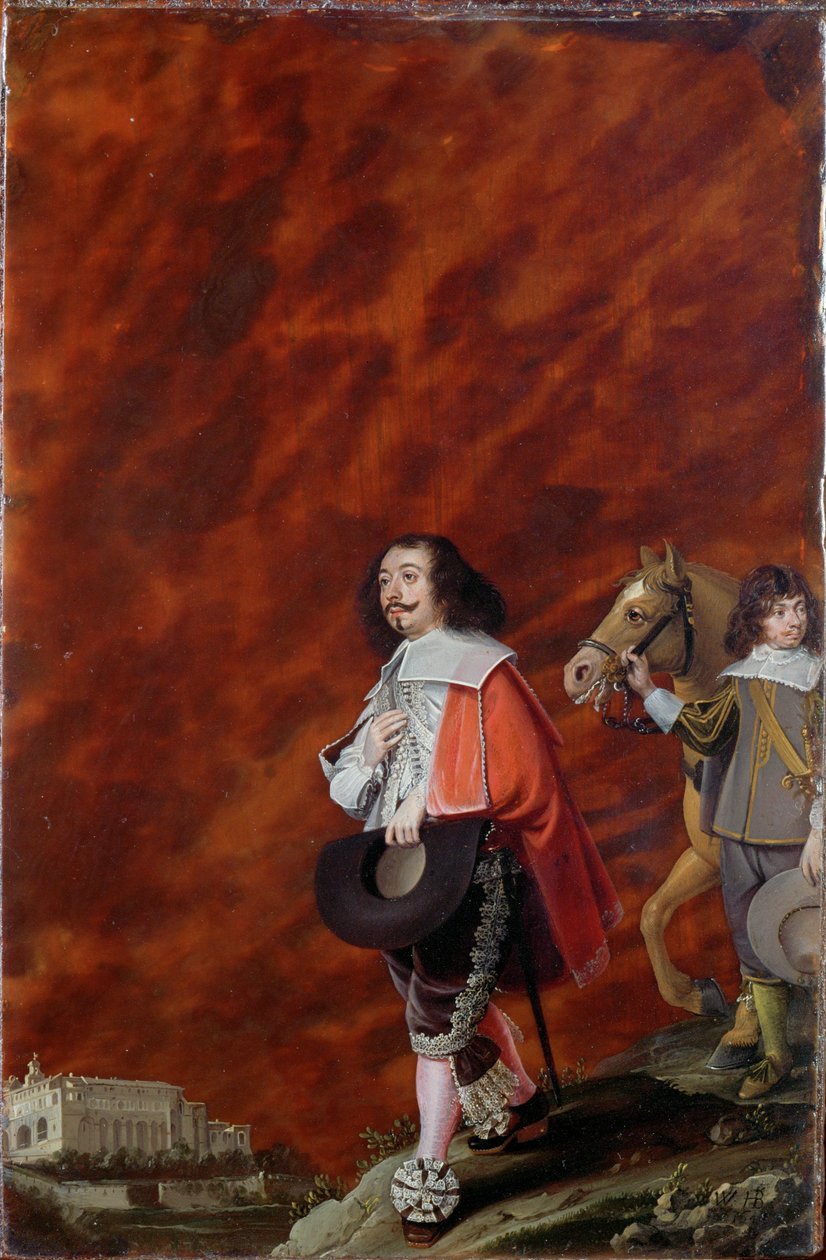 Portrait of a Gentleman in Italy by Wolfgang Heimbach