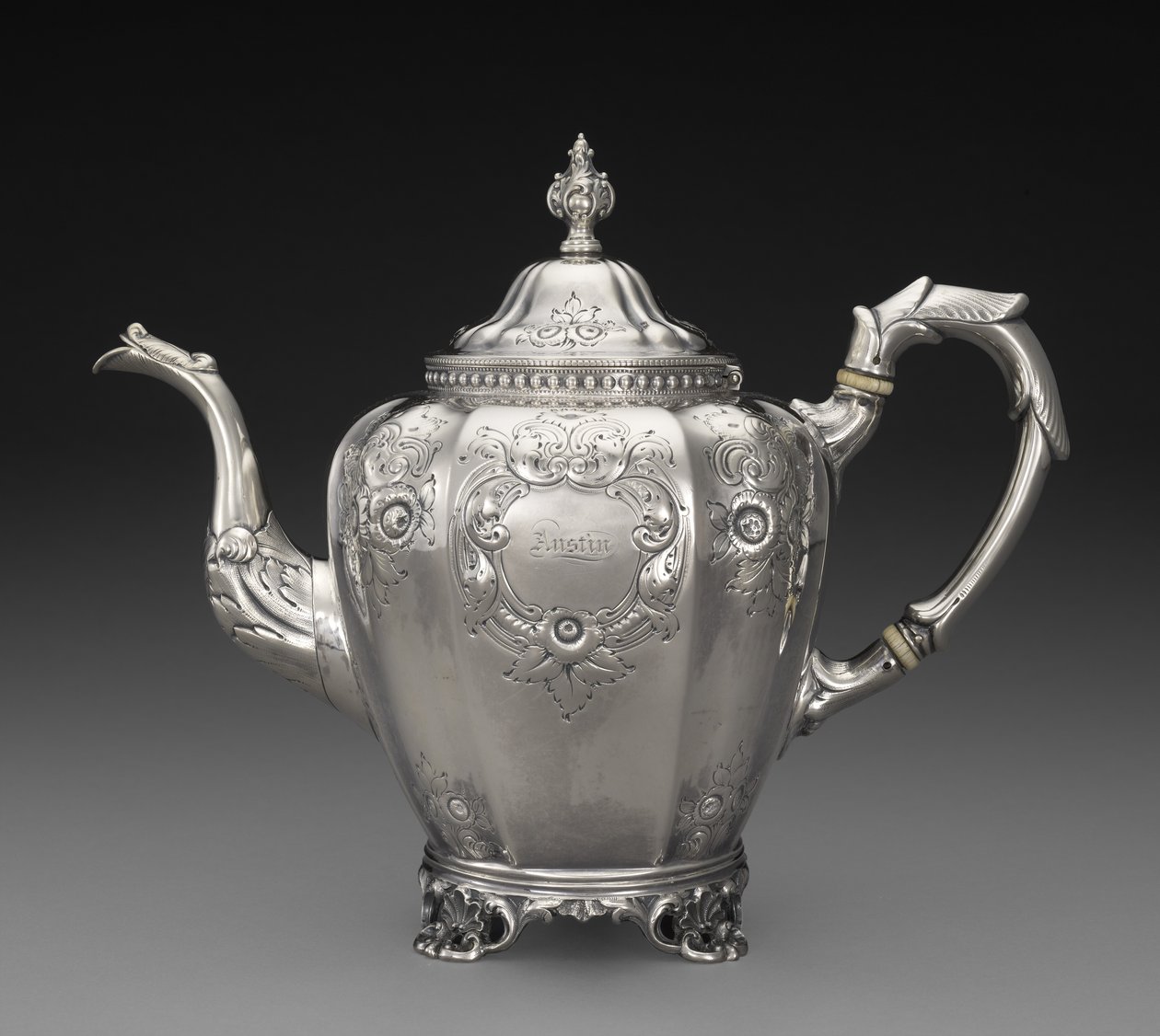 Teapot by Wood and Hughes