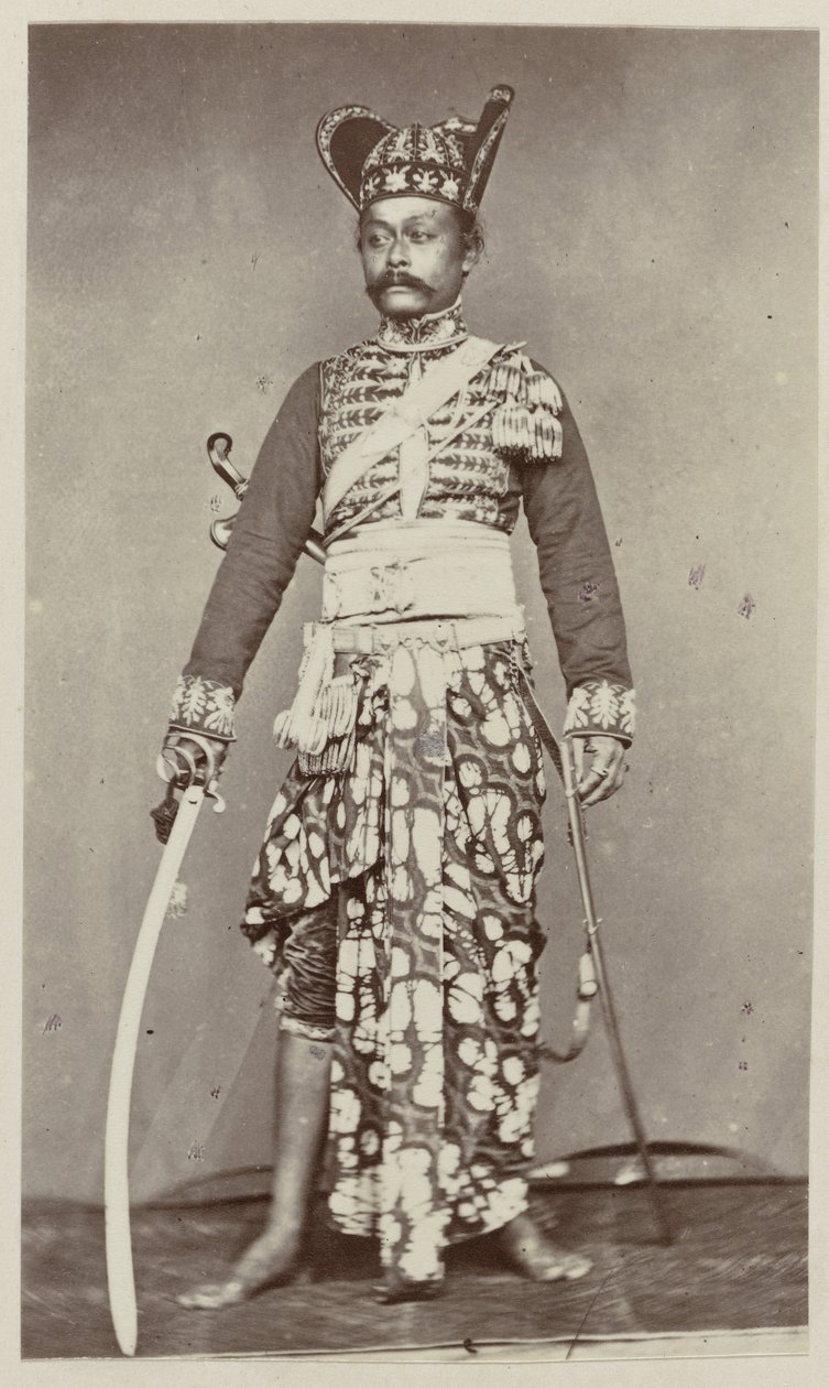 Portrait of an Indigenous Prince by Woodbury and Page