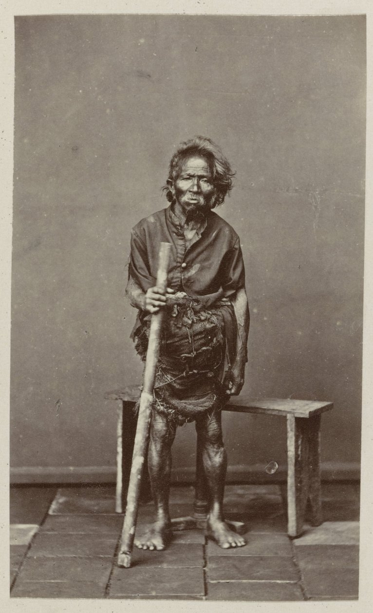 Portrait of a Beggar by Woodbury and Page