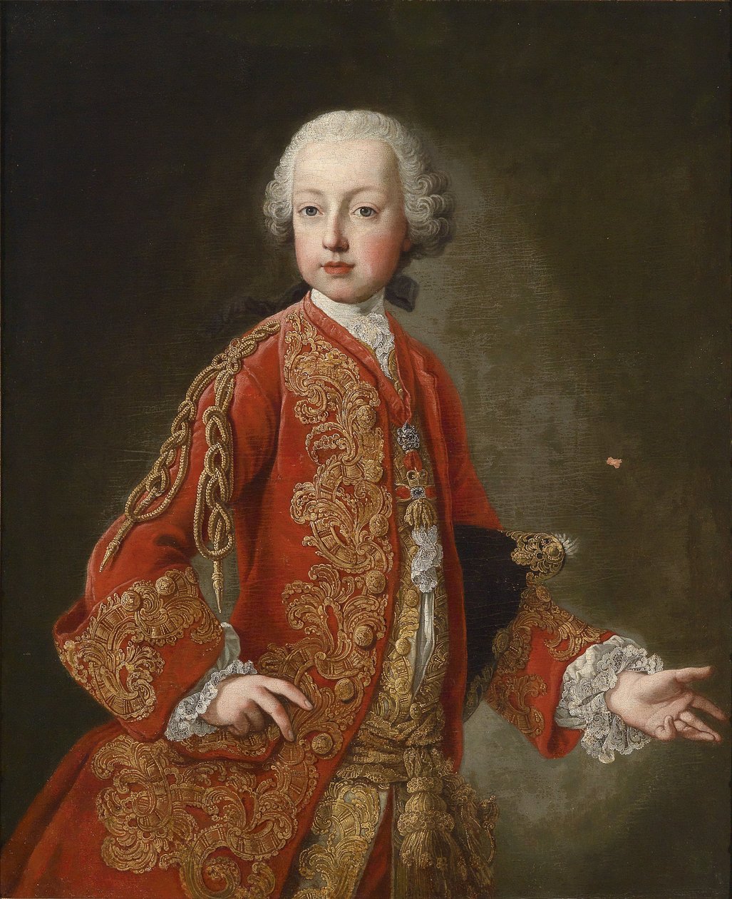 Portrait of Emperor Joseph II (1741-1790) as a Young Archduke by Workshop of Martin van Meytens