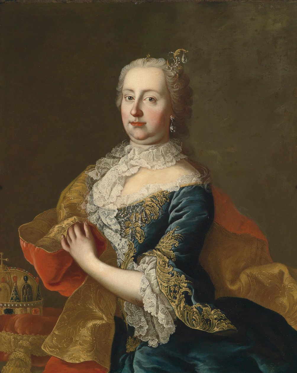 Portrait of Maria Theresia (1717-1780) by Workshop of Martin van Meytens