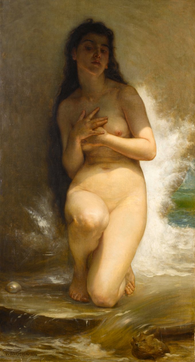 The Pearl by Workshop of William Adolphe Bouguereau