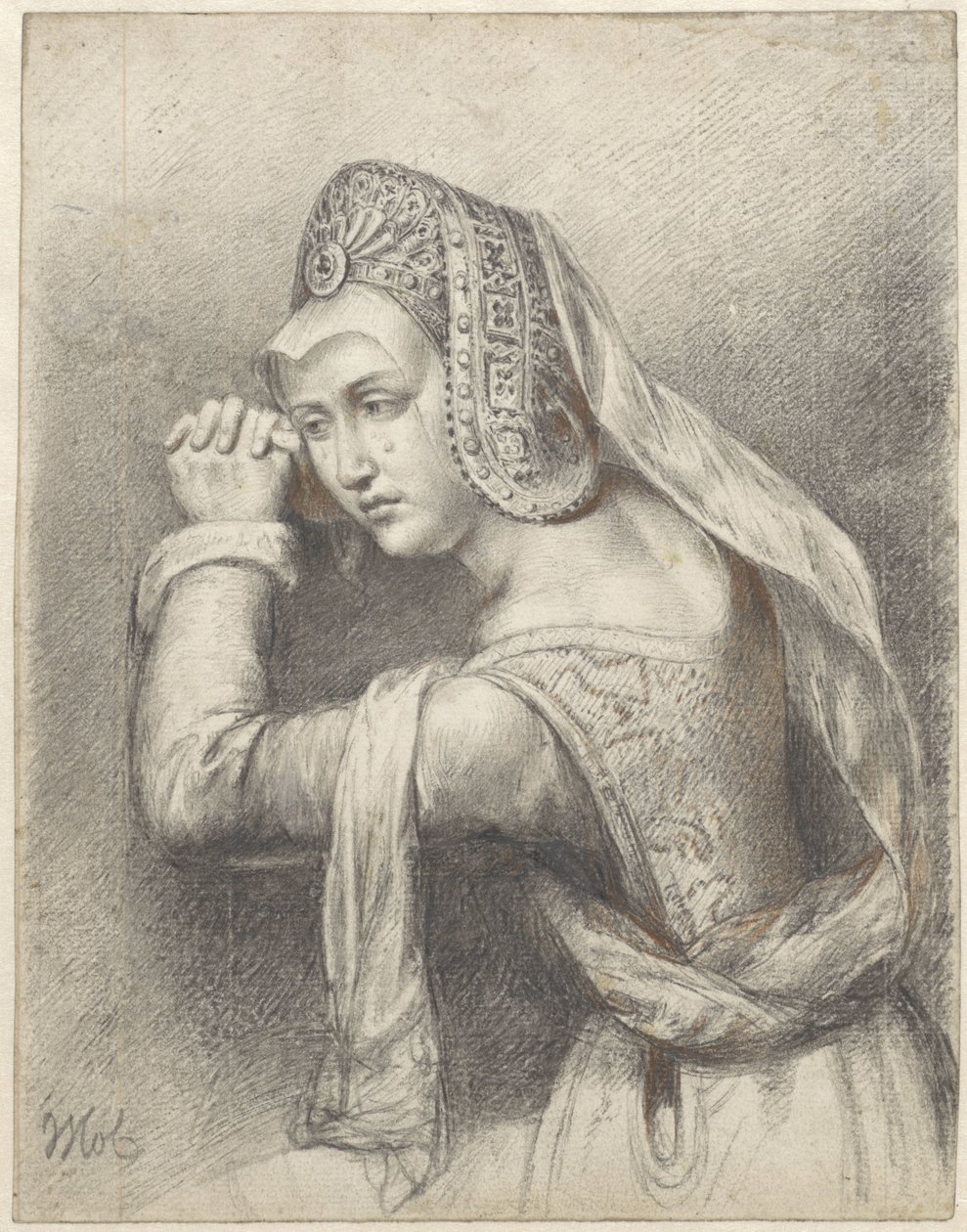 Weeping Mary Magdalene by Woutherus Mol